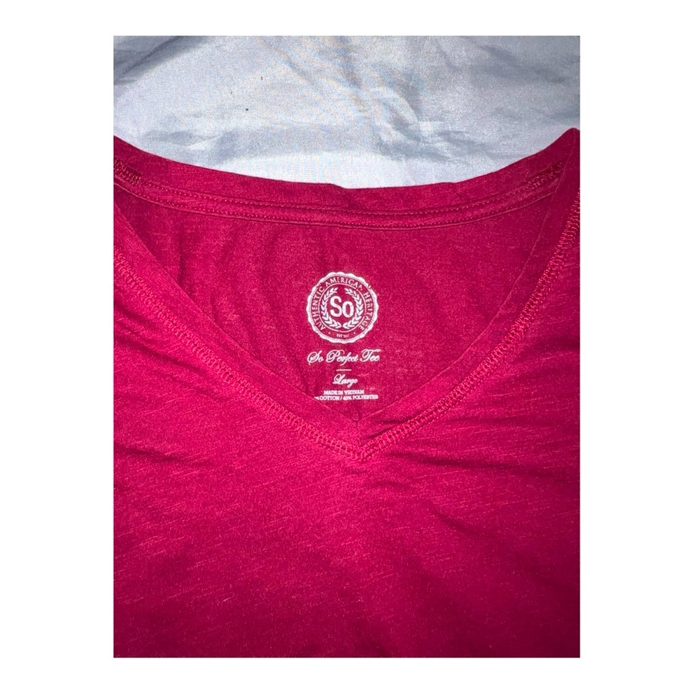 Burgundy SO long sleeve